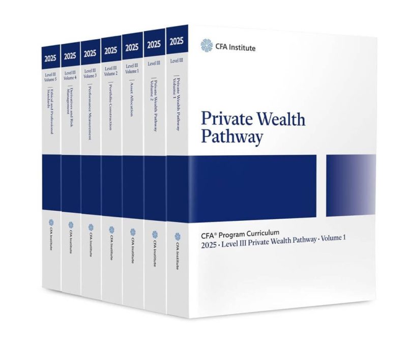 2025 CFA Program Curriculum Level 3 Private Wealth Pathway Box Set