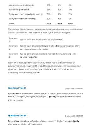 2025 CFA Level 3 Schweser Mock Exams Portfolio Management Pathway