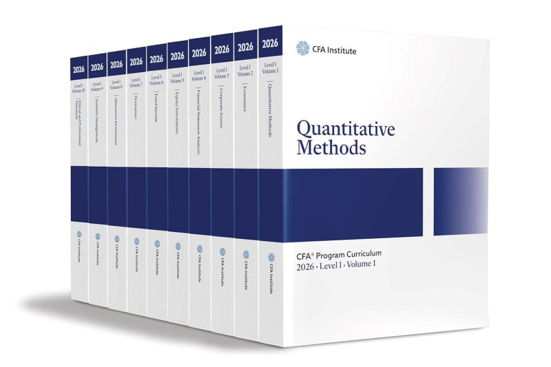 2026 CFA Curriculum level 1 2026 CFA Program Curriculum Level I Box Set