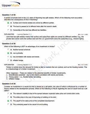 CAIA 2026 UpperMark Question Bank Level 1