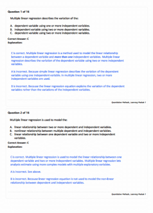 CFA 2026 Finquiz Question Bank Level 2