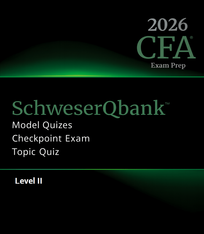 2026-CFA-L2-Schweser-Qbank.png 2026 CFA Schweser Level 2 Qbank, Module Quiz, Checkpoint Exam and Topic Quiz