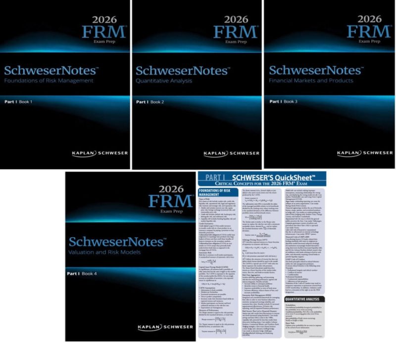 2026-FRM-L1-Schweser-Notes.jpg FRM 2026 Schweser Notes Part 1 with Quicksheet